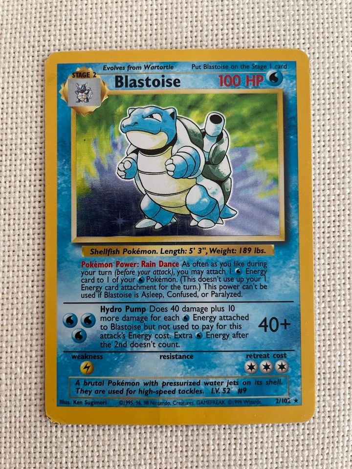 Turtok/Blastoise, Base Set in Balingen