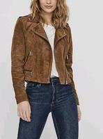 Vero Moda Wildleder Jacke Biker Stil Braun 38 M Neu Niedersachsen - Helmstedt Vorschau