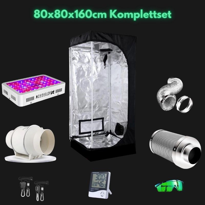 GrowBox Komplettset Zuchtzelt für Pflanzen 300-1500W in Paderborn