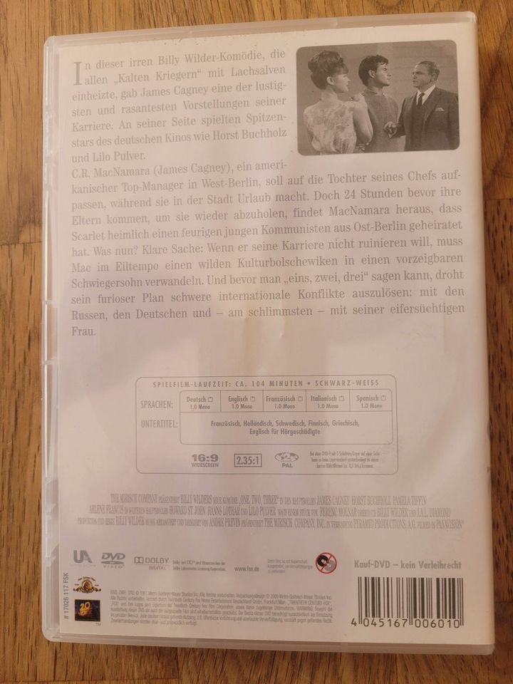DVD - EINS, ZWEI, DREI / Billy Wilder, James Cagney, Lilo Pulver in Asendorf (bei Bruchhausen-Vilsen)