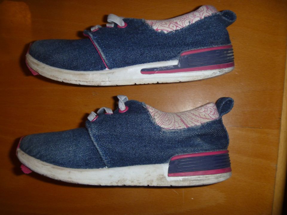 Schuhe, Sneaker, Oomphies, Gr. 25, jeans, Turnschuhe, Halbschuhe in Lichtenau Mittelfr