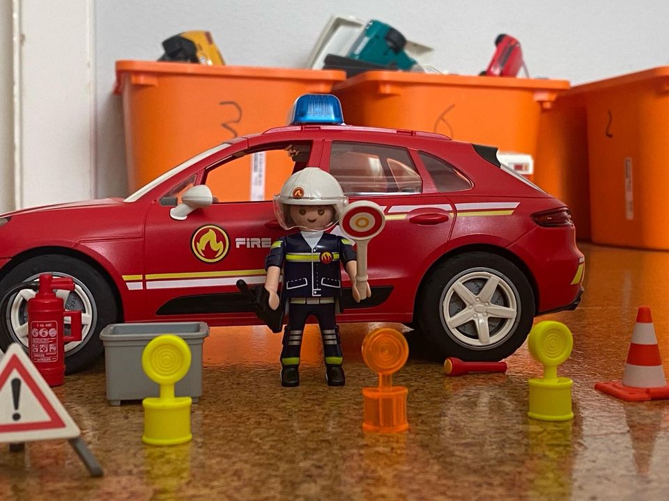 Playmobil Feuerwehr Porsche in Gera