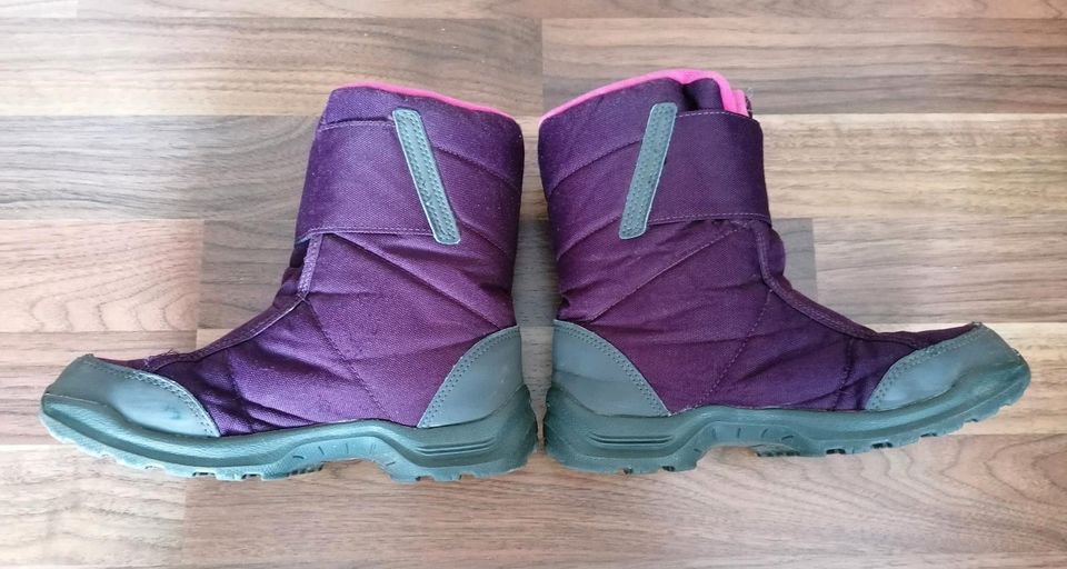 Quechua Winterstiefel, lila/aubergine, Größe 35 in Neu Ulm