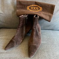 Tod’s Stiefeletten 36 braun velour Berlin - Wilmersdorf Vorschau