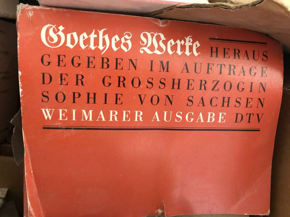 Goethes Werke Weimarer Ausgabe in Ehingen (Donau)