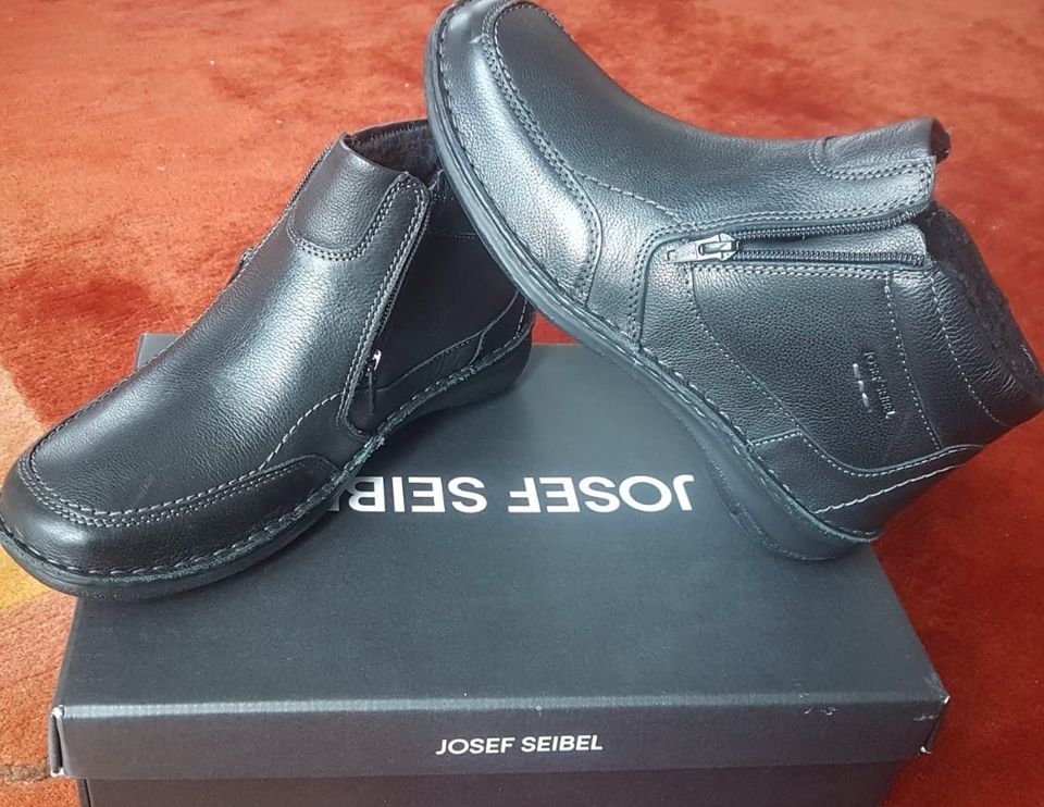 Josef Seibel 43696 schwarz Herren Stiefeletten Winterstiefeletten in Datteln