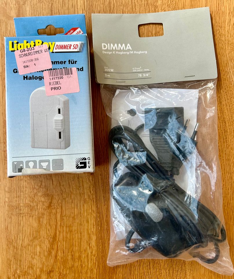 Schnurdimmer Dimmer 2x Ikea Dimma Lightboy Dimmer SD Brandneu in Karlstein