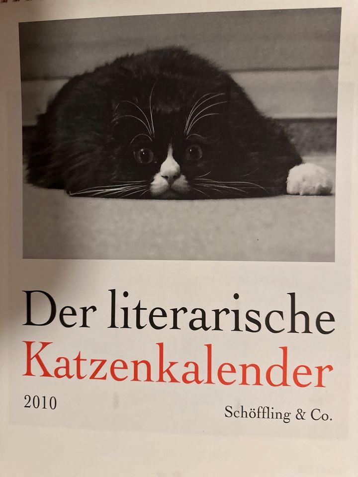 Literarischer Katzen Kalender in Bönnigheim