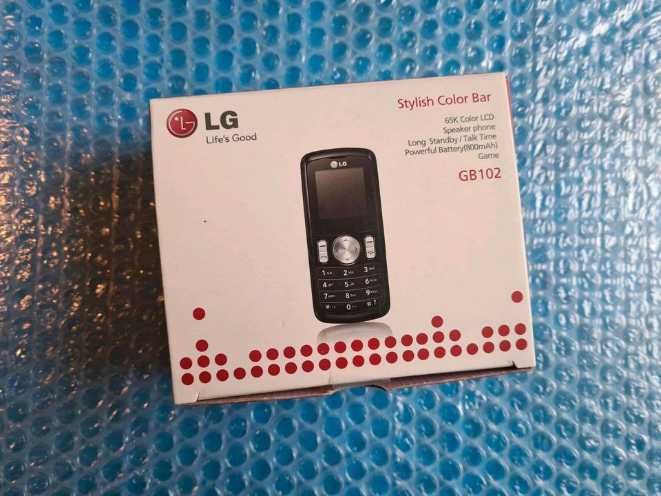 LG GB102 Sapphire Handy, polyphone Klingeltöne, schwarz Retro in Berlin