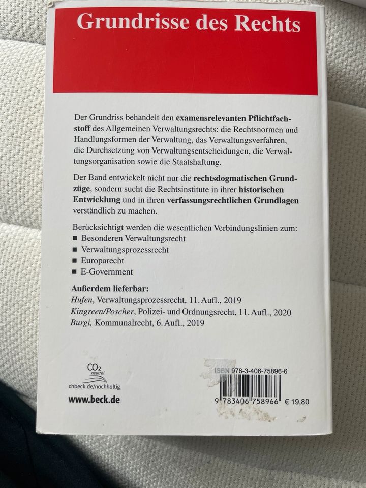 Allgemeines Verwaltungsrecht Maurer/Waldhoff in Frankfurt am Main