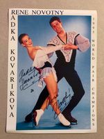 Eiskunstlauf WM 1995 Kovarikova/Novotny: handsign. Autogrammkarte München - Trudering-Riem Vorschau