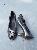 Pumps, Leder silbergrau, wie neu, Gr. 41 Bayern - Mainburg Vorschau