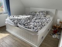 Bett FJELL von Ikea weiß 180x200 cm mit Lattenrosten Nordrhein-Westfalen - Bad Oeynhausen Vorschau