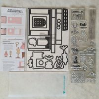 28tlg Stanzschablonen-Set 3D Nähzimmer Stempel Clearstamps Stanze Nordrhein-Westfalen - Hilden Vorschau