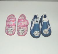 2 x Hausschuhe Gr. 25, rosa Disney Aristocats und blau mit Hase Hessen - Ortenberg Vorschau