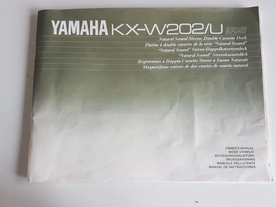 Yamaha Natural Sound Stereo Double Cassette Deck KX W 202 in Heiningen
