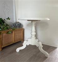 Runder Massivholz-Tisch im Landhausstil - Beistelltisch Esstisch Düsseldorf - Pempelfort Vorschau
