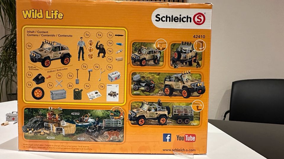 Schleich Geländewagen mit Seilwinde 42410 in Hohen Neuendorf