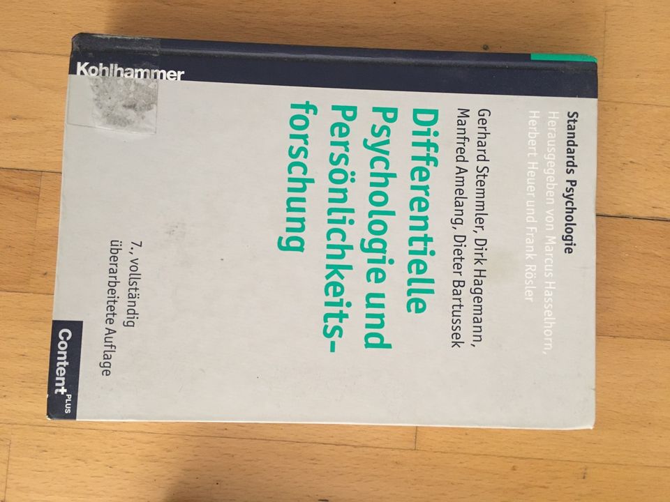 Differentielle Psychologie und Persönlichkeitsforschung in Mainz