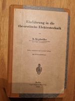 Einführung in die theoretische Elektrotechnik, K.Küpfmüller; 1941 Berlin - Mahlsdorf Vorschau