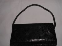 Leder Tasche schwarz 50er Jahre Ledertasche Clutch Vintage Brandenburg - Jüterbog Vorschau