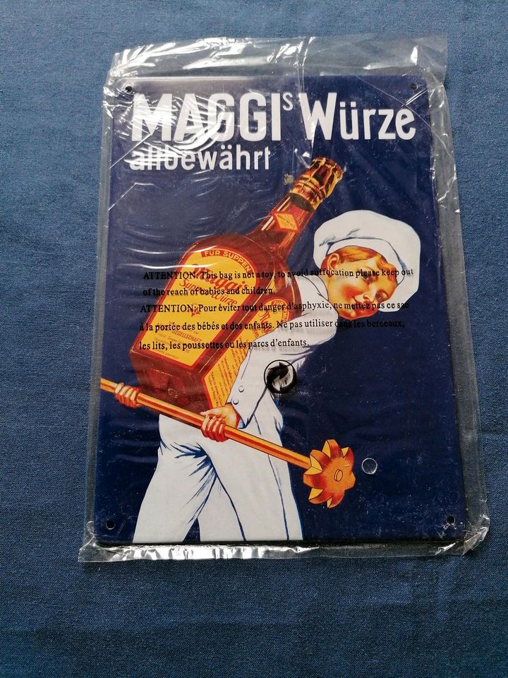 Maggi Blechschild Schild Werbung 15x21 cm Nostalgie in Hannover