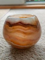 Kleine kugelförmige Vase /Teelichthalter Onyx Marmor Gestein Berlin - Biesdorf Vorschau