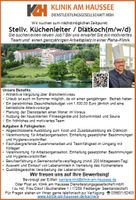 Stellvertretende Küchenleitung /Diätassistent (m/w/d) Mecklenburg-Vorpommern - Feldberg Vorschau