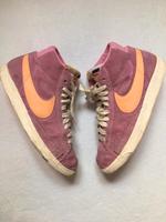 Nike Blazer Mid Trainer Sneaker Gr. 40 Lila Pink Koralle Orange Stuttgart - Stuttgart-Mitte Vorschau