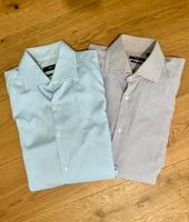 Hugo Boss Hemd Gr. 40 Slim Fit Blau und Lila kariert Hessen - Dreieich Vorschau