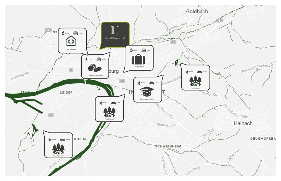 Haidstraße 45 - Whg Nr. 4 #Neubau #Energiesparausbau #Schlüsselfertig in Aschaffenburg