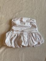 Zara tube bandeau top Volant schulterfrei bubble schößchen cami Hessen - Kassel Vorschau