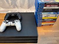 PlayStation 4 Pro + 2 Controller + 16 Spiele Baden-Württemberg - Offenburg Vorschau