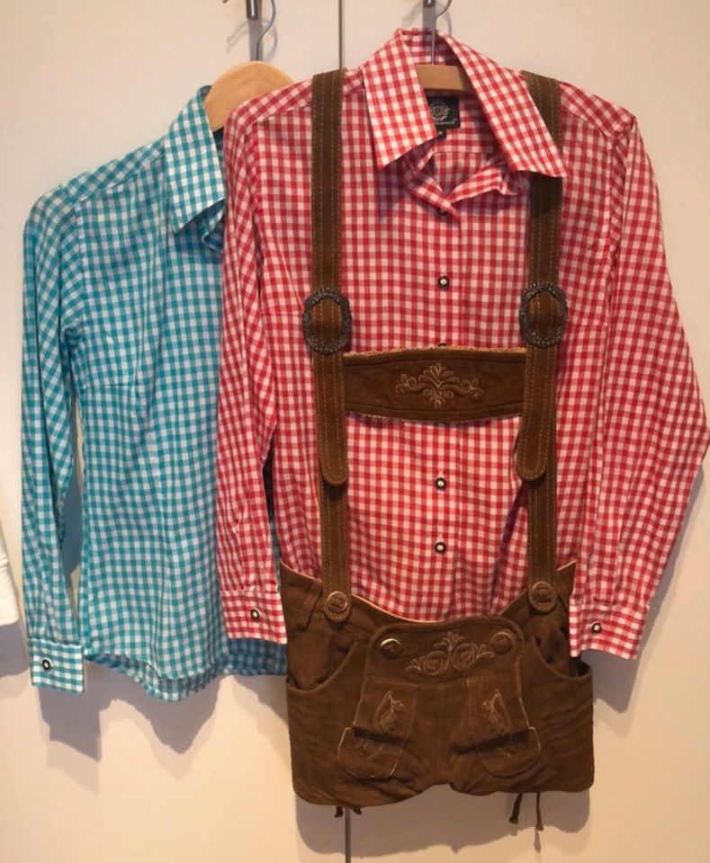 Frühlingsfest / Wasen / Lederhose & 2 Hemden für Damen in Calw