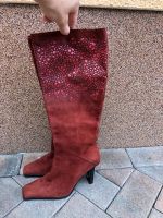 Stiefel Leder Damen Gr 37 Rot Neu!!! Brandenburg - Perleberg Vorschau