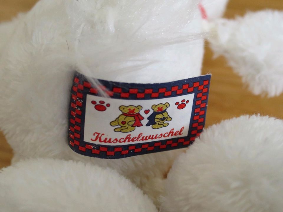 Kuschelwuschel Anhänger weißer Hase in Düsseldorf