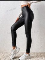 Shein schwarze Leder Hose neu L 40/42 Skinny Baden-Württemberg - Wolfegg Vorschau