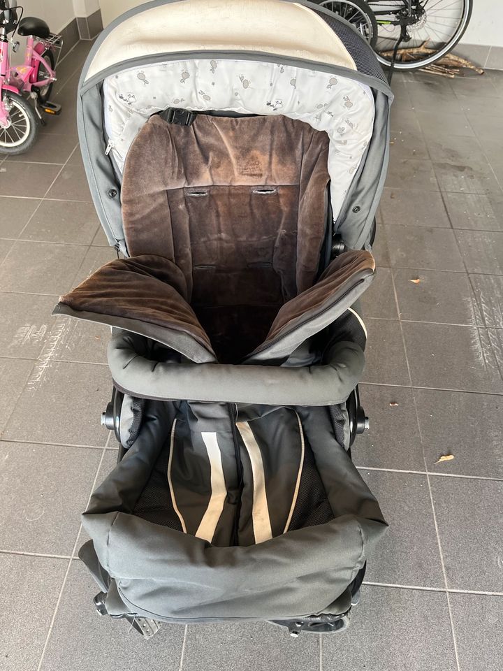 Komplettset Kinderwagen Emmaljunga inkl. Maxi Cosi in Filderstadt