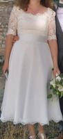Brautkleid Bianco Peonia Creme E-177 Hochzeitskleid Knielang Bayern - Volkach Vorschau