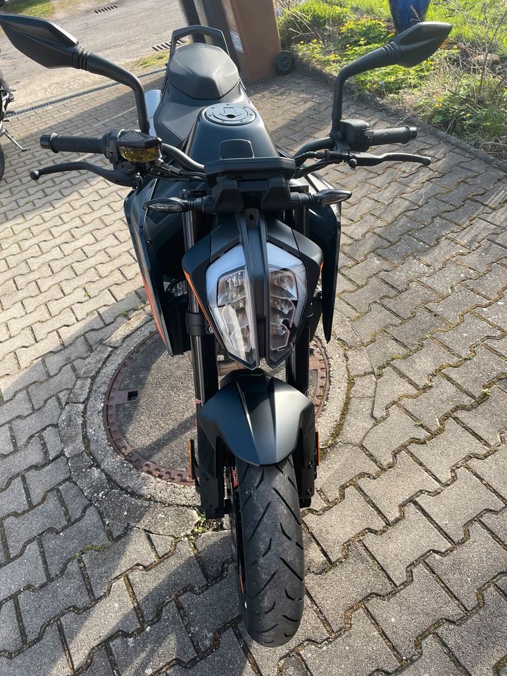 KTM Duke 890 schwarz mit Quickshifter in Königsbronn