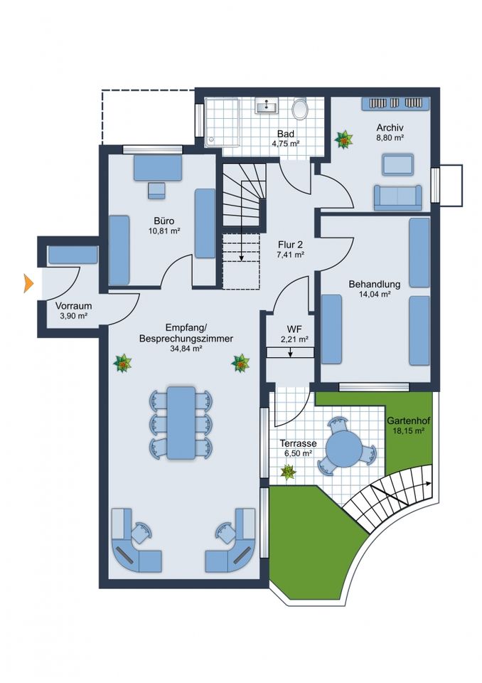 Helle und ruhige Büro-/Praxisräume in Schwabing-Freimann - Nähe U6 in München