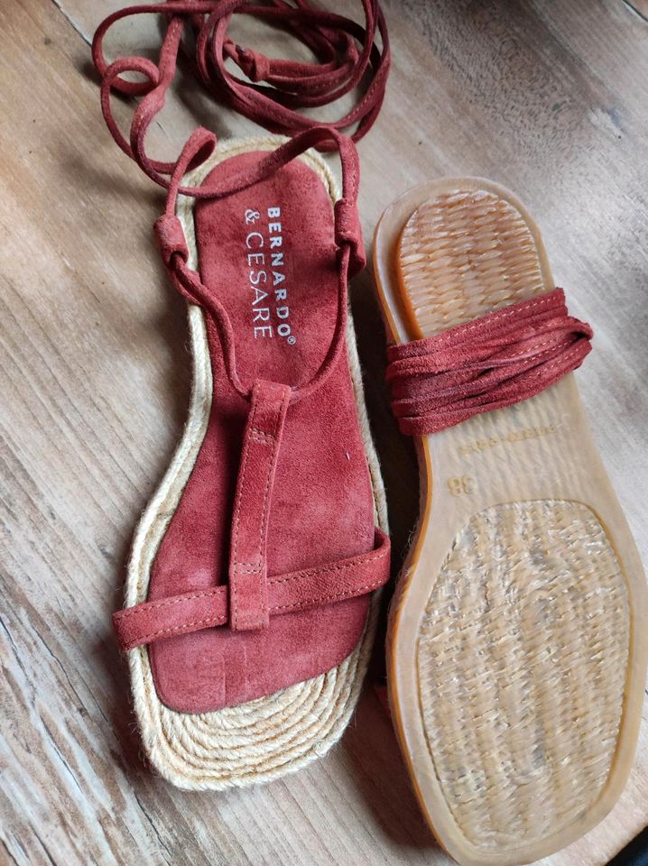 Espadrilles NEU Leder braun Gr 38 in Henstedt-Ulzburg