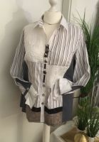 SE Just White Damen Patchwork Langarm Bluse, Gr. 46 Hamburg-Mitte - Hamburg St. Georg Vorschau