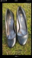 Pumps high Heels schwarz glattleder Lederimitat rote Sohle 37 top Hannover - Vahrenwald-List Vorschau