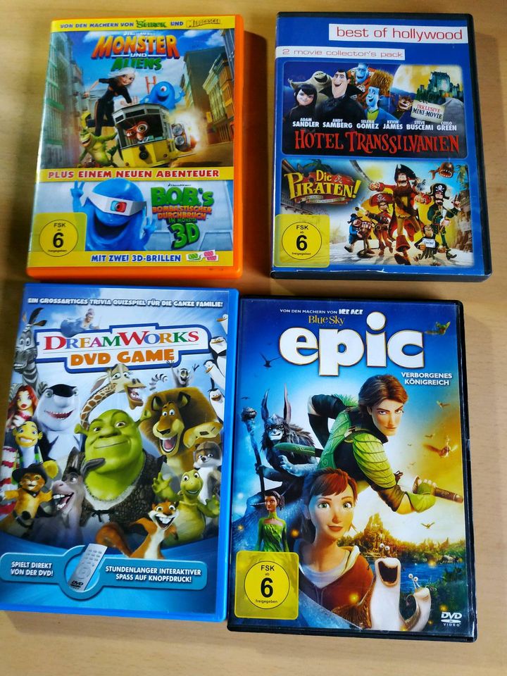 DVDs Hotel Transsilvanien, Epic, Monsters Aliens, Dream Works in Miesbach