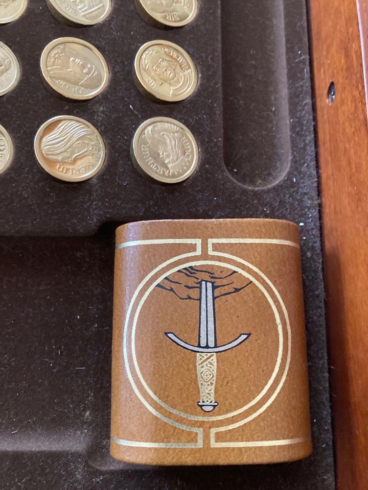 Backgammon Excalibur von Franklin Mint in Prutting