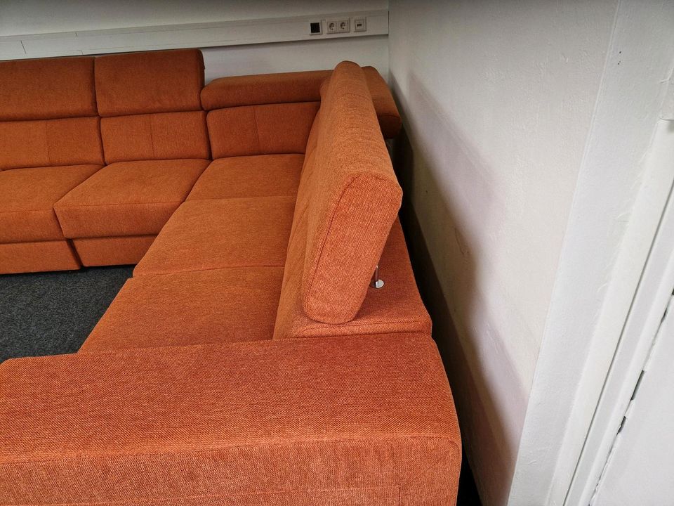 Sofa Wohnlandschaft Ecksofa   mit Schlaffunktion und Bettkasten  Möbel Wurm in Osnabrück