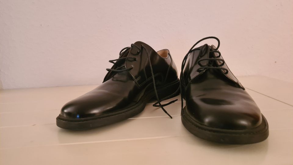 Herrenschuhe Leder Yellomiles Bristol Gr.8,5 bzw. 42,5 schwarz in Mustin bei Ratzeburg