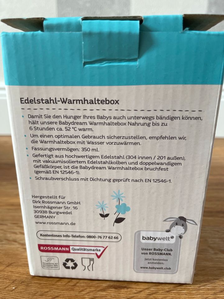 Babydream Edelstahl Warmhaltebox; Breiwärmer in Leipzig