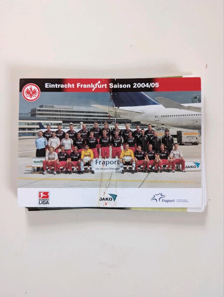Eintracht Frankfurt Saison 2004/05 Autogrammkarten in Vogelsang-Grünholz